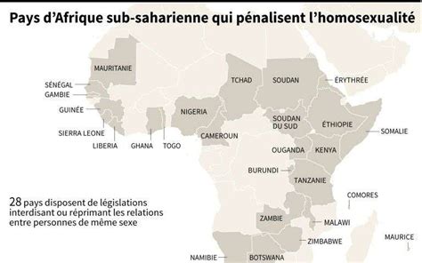 En Afrique Sub Saharienne Lhomosexualité Est Largement Criminalisée