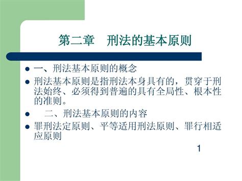 刑法学绪论第二章刑法的基本原则word文档在线阅读与下载无忧文档