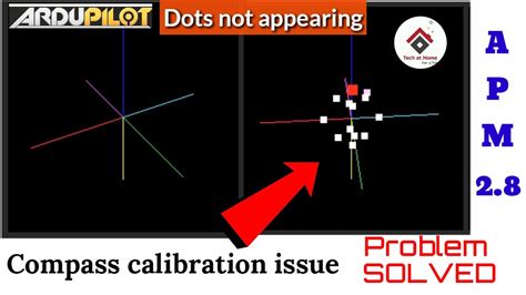 APM 2 8 Compass Calibration Problem SOLVED Dots Not Appearing In