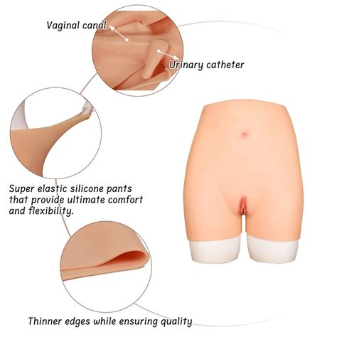 Silicone Fake Vagina Pants Hip Enhancer Transgender Panties For Crossdresser Ebay