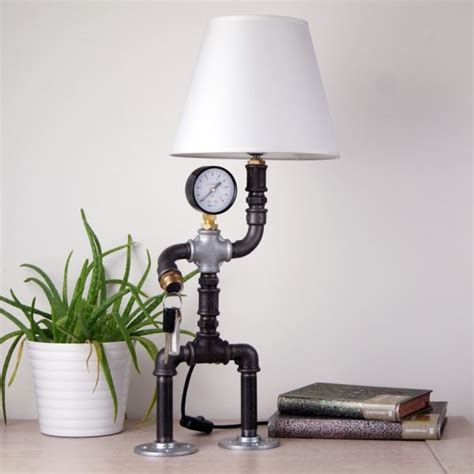 Find steampunk robot desk lamp