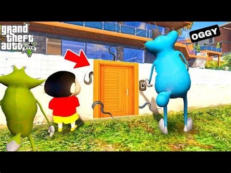 Oggy And Shin Chan Found Secret Door Gta Video Youtube Youtube