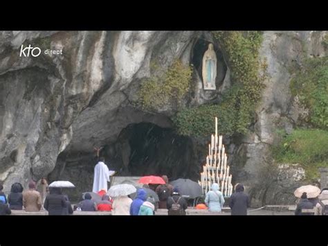 Chapelet du 27 janvier 2023 à Lourdes KTOTV