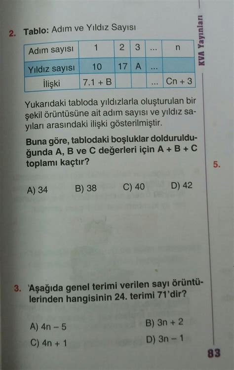 7 sınıf arkadaşlar yalvarırım şu iki soruyu yapın işlemli en iyi