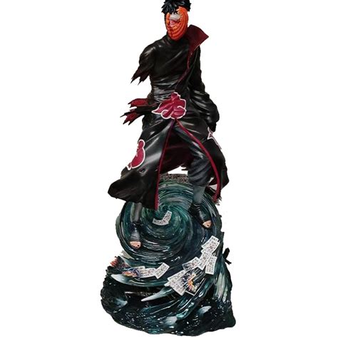 35cm Anime Gk Cw Uchiha Obito Action Figure With Light Pvc Model Toy