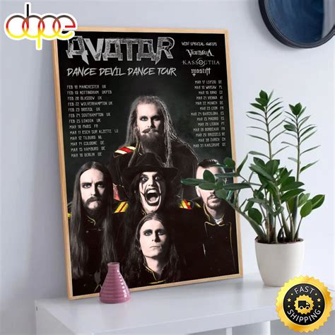 Avatar Tour 2023 Poster Canvas – Musicdope80s.com