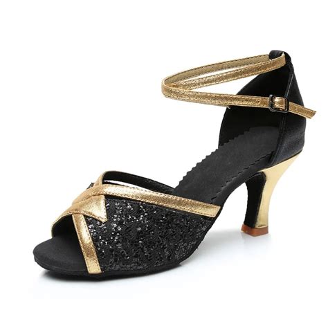 Mulheres Ballroom Latin Sapatos De Dan A Sapatos De Salto Alto