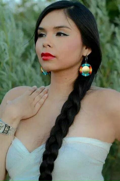 Pin By Big Bugs On Latinas Native American Braids Native American