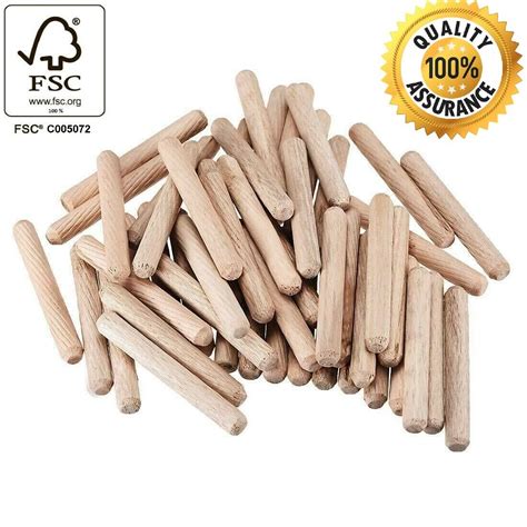 Wooden Dowels Hardwood 6mm 8mm 10mm 12mm Chamfered Fluted Pin Wood