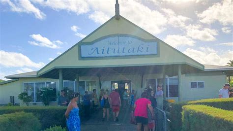 Aitutaki Airport Cook Islands - GETTING STAMPED