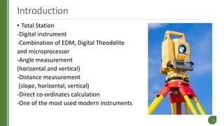 Total station surveying