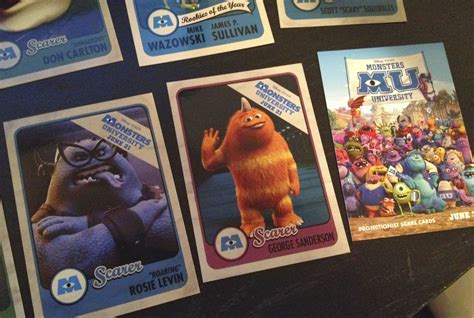 Dan the Pixar Fan: Monsters University: Projectionist Scare Cards - UPDATED