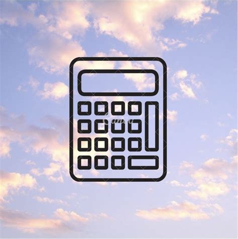 Calculator Cloud Aesthetic Background | Aesthetic backgrounds, Ios apps ...