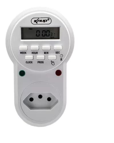 Timer Temporizador Digital Tomada Br Bivolt 10a 2200w MercadoLivre