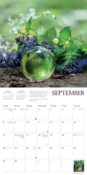 September Calendar With Wiccan Chery Deirdre