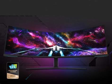 Монитор Samsung Odyssey Neo G9 G95NC (DUHD, 57", 240 Гц, 7680×2160, 140 ...