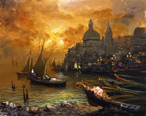 Guido Vuotto Pozzuoli Al Tramonto Napoli Catawiki