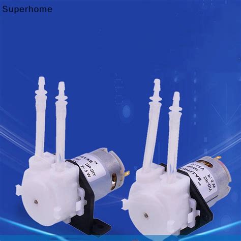 Superhome Dc Micro Self Priming Mute Peristaltic Liquid Pump For Lab