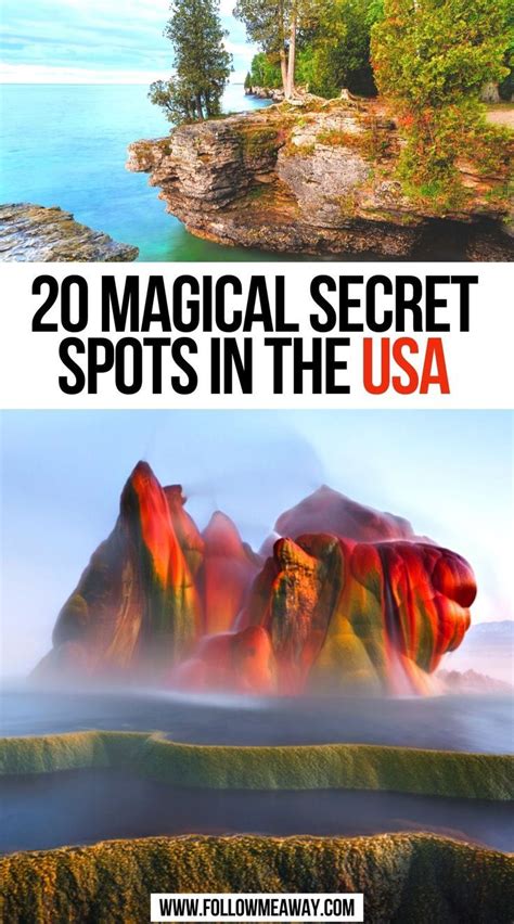 Magical Secret Spots In The Usa Hidden Places Secret Places Hidden