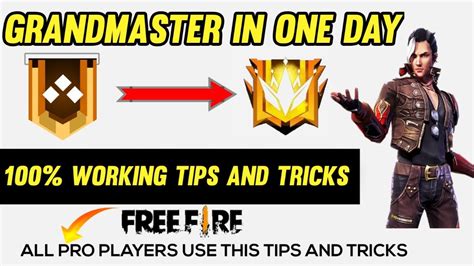 Free Fire Rank Up Fast Hindi Free Fire Rank Push Tips And Tricks In