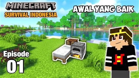 Minecraft Survival Indonesia Eps 01 Hari Pertama Berpetualang Di