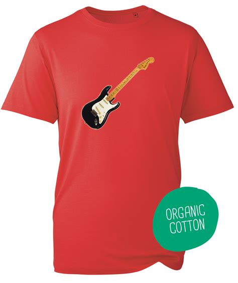 Fender Guitar Black Stratocaster Telecaster Retro Organic T Shirt Sizes