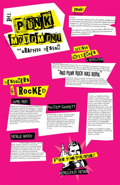 The Punk Movement Of Graphic Design 2 Images Behance