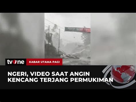 Klaten Diterjang Angin Kencang Atap Rumah Warga Terbang Tvone