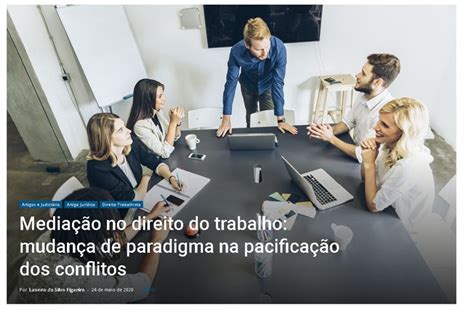 Media O No Direito Do Trabalho Mudan A De Paradigma Na Pacifica O