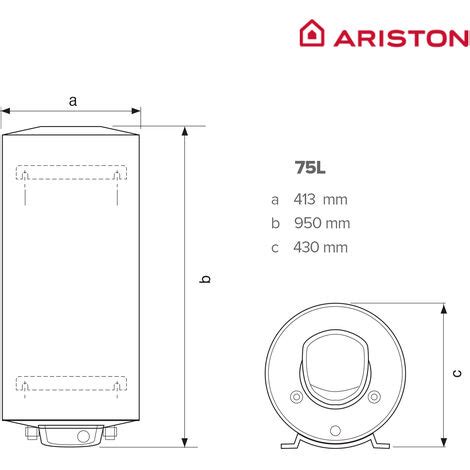 Termo El Ctrico Ariston Fleck Nilo Litros Vertical U Horizontal