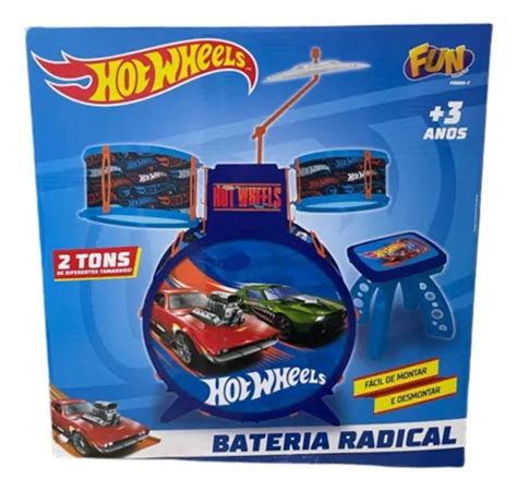 Bateria Radical Infantil Hot Wheels Fun F Frete grátis