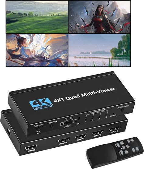 Amazon Hdmi Multiviewer Switch X Wrixwric Hdmi Quad Multi