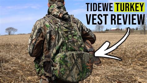 Full Turkey Vest Review TideWe BEST Run And Gun Option YouTube