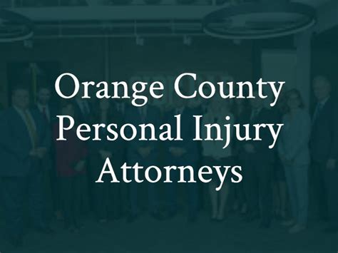 Orange County Personal Injury Attorney