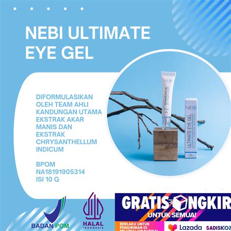 Gel Untuk Mata Panda Dan Keriput Bpom By Nebi Ultimate Gram Anti