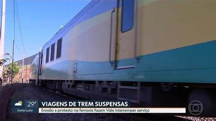 Vídeo Erosão e protesto na ferrovia fazem Vale suspender viagens do