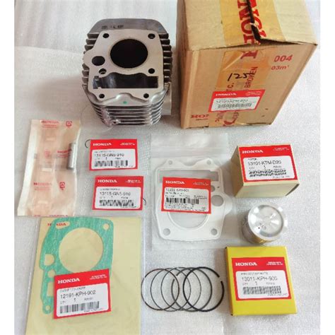 Cylinder Block Set Xrm 125 Rs 125 Wave 125 Std 52 4mm W Piston And