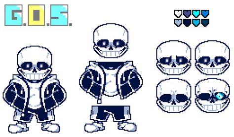 Undertale Sans Battle Sprite V2 By Gaurdianofskeletons3 On Deviantart