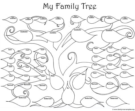 simple family tree printable pdf 3