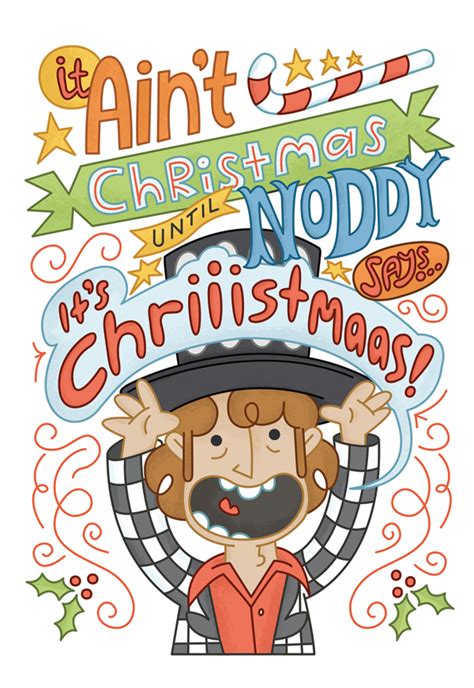 Noddy Holder - It's Chriiistmaas! - Christmas Card on Behance