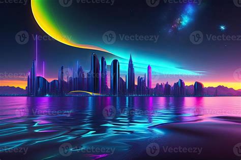 City at Night View 25518092 Stock Photo at Vecteezy