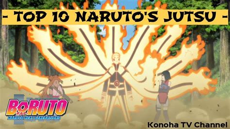 TOP 10 NARUTO UZUMAKI S STRONGEST JUTSU YouTube