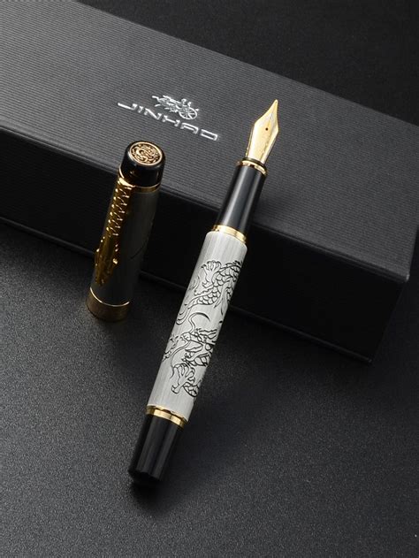 Stylo Plume Jinhaolong Avec Bo Te Cadeau Encre Noire Ml Stylo De