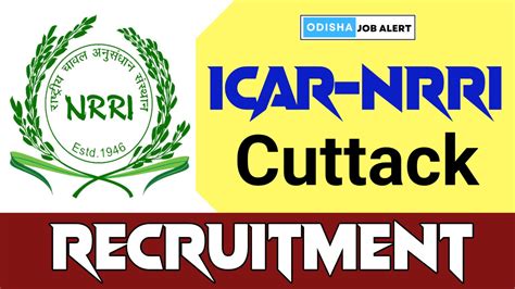 Icar Nrri Recruitment 2023 Salary Rs 35000 Pm Odisha Job