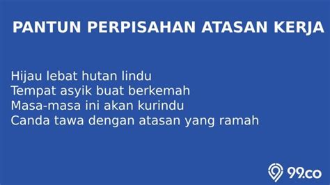 40 Pantun Perpisahan Rekan Kerja Lucu Keren Dan Bemakna