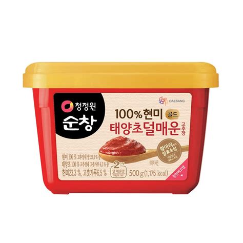 Chung Jung One Sunchang Gochujang 500 Gramm Mild Spice Amazon De