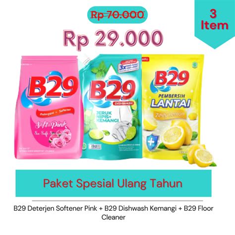 Jual Paket Spesial B29 Floor Cleaner Diswash Kemangi Deterjen