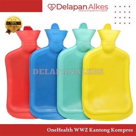 Jual OneHealth WWZ Hot Water Bag Kantong Kompres Air Panas Warm Water Zak 2 Liter Jakarta