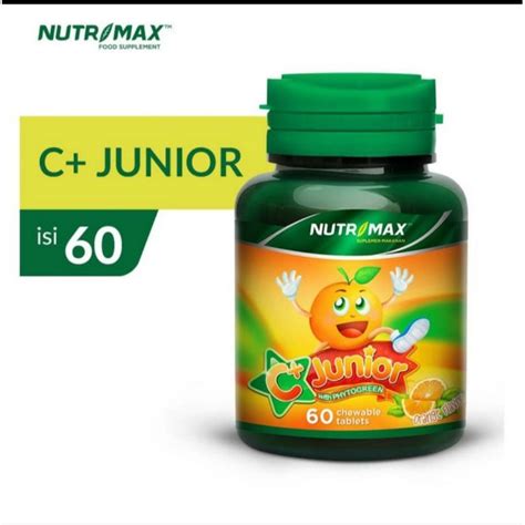 Jual Nutrimax C Plus Junior With Phytogreen Isi 60 Tablet Kunyah