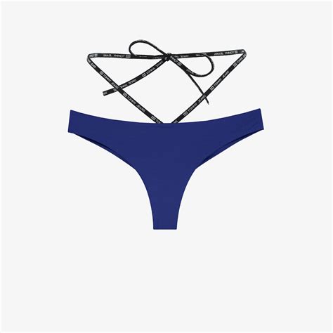 Tommy Hilfiger Cheeky String Side Kad N Mavi Bikini Alt Kadin Mayo